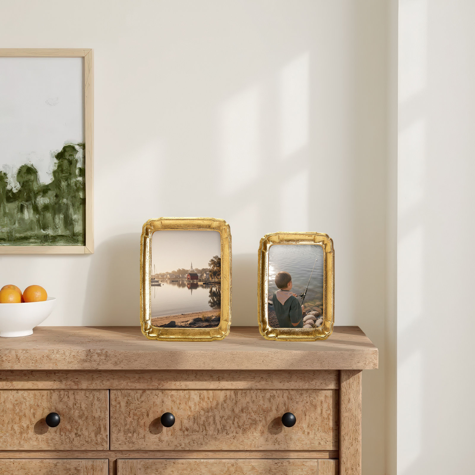 Gold Leaf 4" x 6" Picture Frame