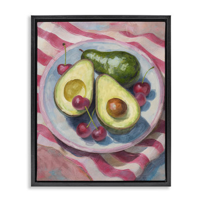 Cadre flottant Avocado & Fruits Meal, design par Lil 'Rue