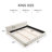 Chenille Upholstered Bed Frame With Headboard-86317122-95756493