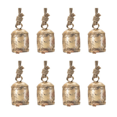 Distressed Metal Bell Ornament