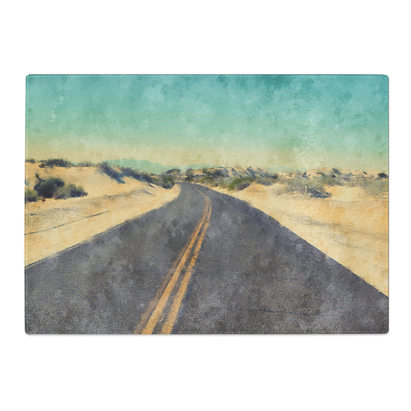 The Open Road Vol.3 Chopping Board, 0.4cm H x 20cm W x 28.5cm L
