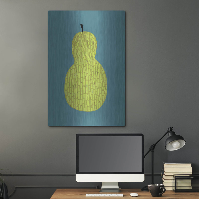 Art mural en métal «Fruit Party 4» par Chariklia Zarris, H 36 po x l 24 po
