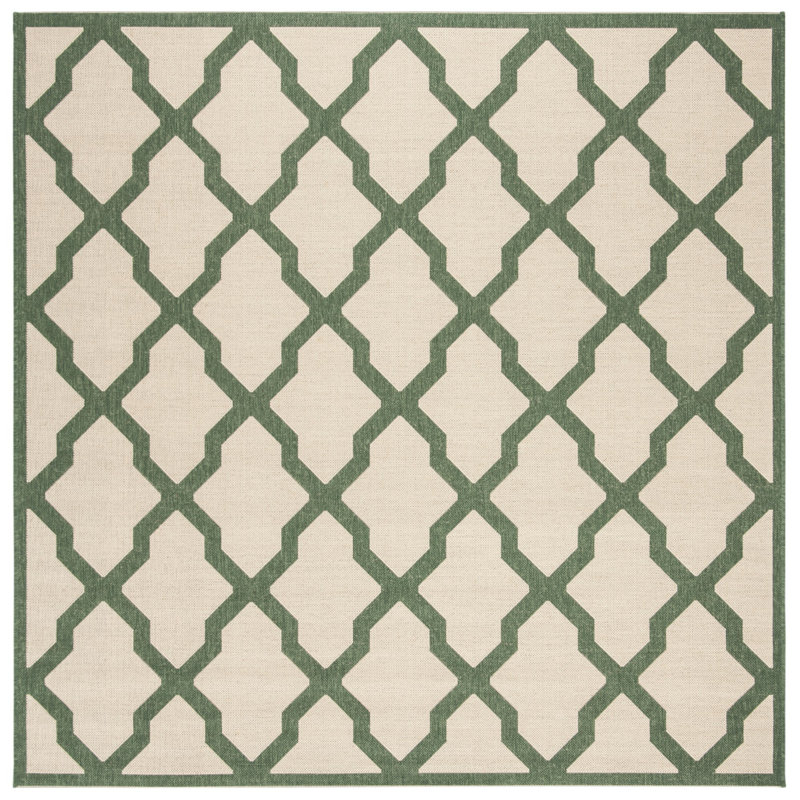 Ferrill Linden 100 Performance Geometric Rug, Square 6'7"
