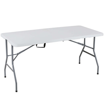 152cm Rectangular Fold-in-Half Folding Table