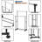 Steel Adjustable Rolling Clothing Rack