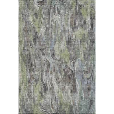 Premium Machine Washable Mayfield AMF2269 Abstract Rug