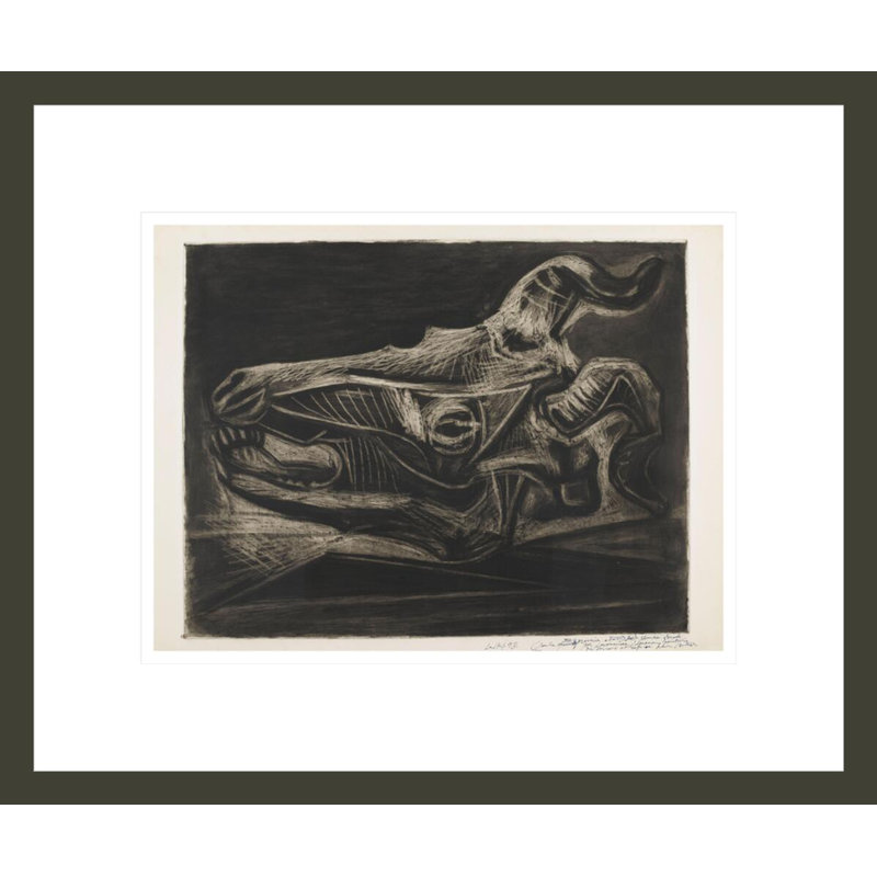 Crane de chevre sur une table 1er etat par Pablo Picasso, H 13,75 po x l 16,46 po