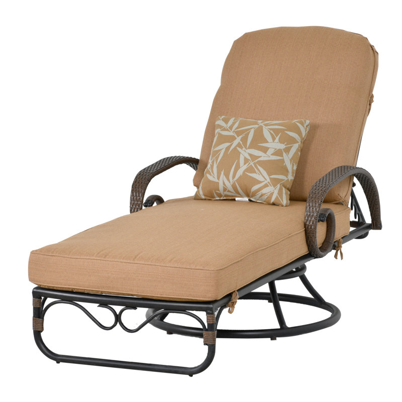 Outdoor Chaise Lounge , Sunbrella Cushion Included