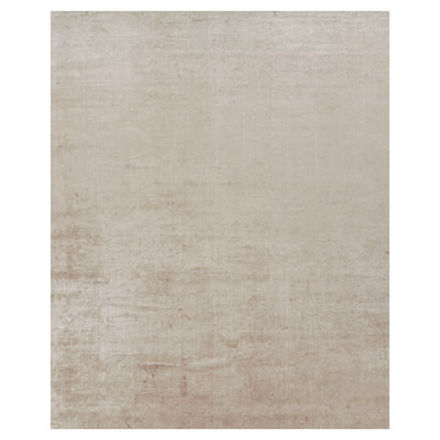Textural Hand Knotted Cotton Striped Area Rug
