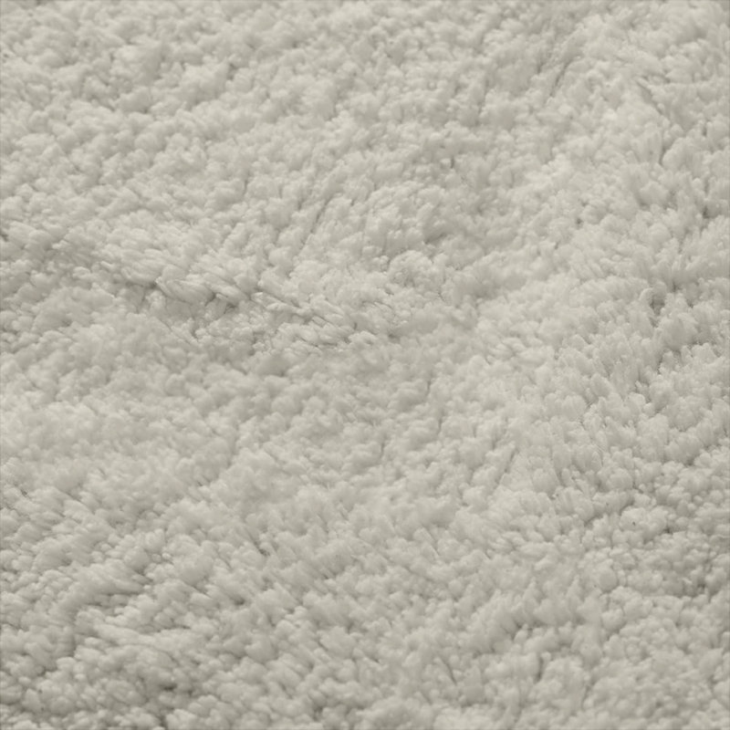 Modern Threads 2-Pack Solid Loop with Non-Slip Backing Bath Mat Sets, White