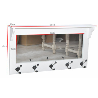 Equator Wall 5 - Hook Wall Mounted Coat Rack