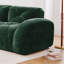Indoor Sofa for Living Space, Sofa with Tufted Design, High-Density Sponge, and 2 Movable Ottomans-134096874