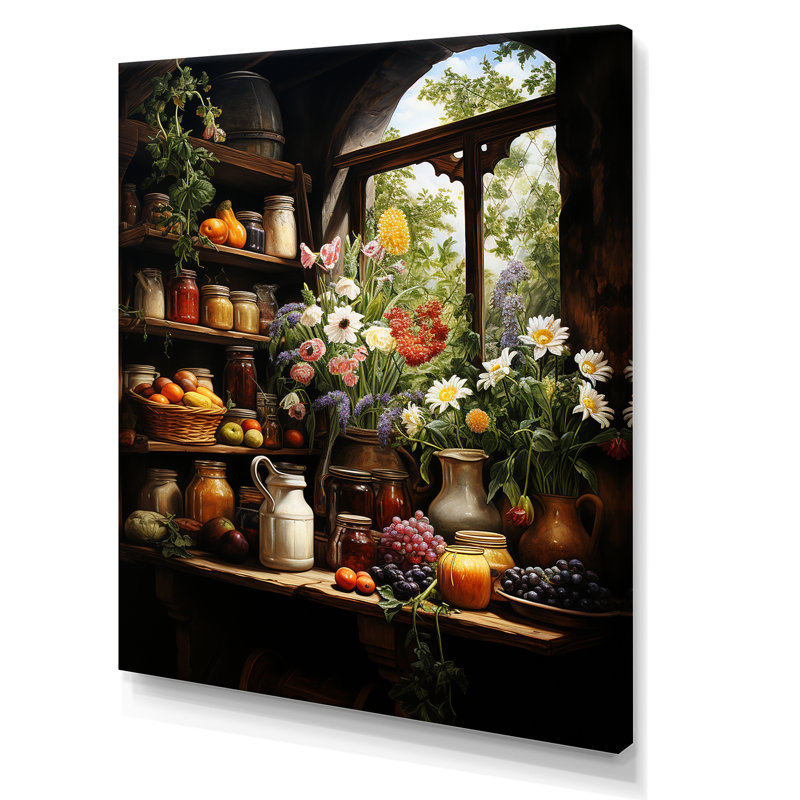 French Cheese Symphony II sur impression sur toile, Toile tendue, H 32 po x l 16 po x P 1 po