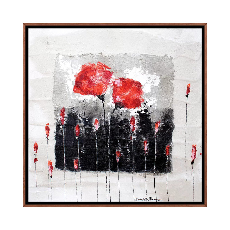 A Special Day by Donatella Marraoni - Painting on Canvas, 66.04 cm H x 66.04 cm W, Classic Brown Wood Framed