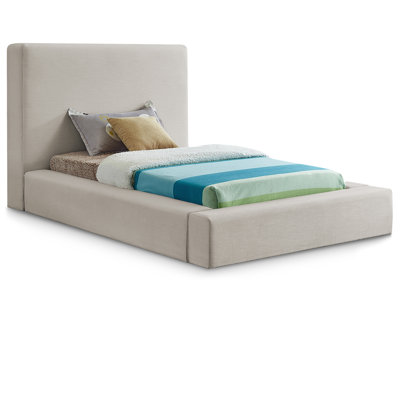 Ishia Velvet Upholstered Bed