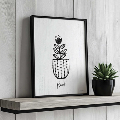 «Funky Flowers - Plant» par Annie Lapoint, reproduction d'art