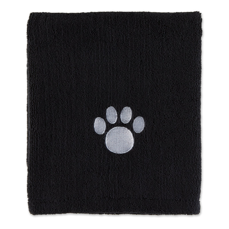 Tapis pour animaux Bangor Rose Paw, Noir