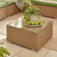 Miacomet Modular PE Rattan Garden Sofa Set and Table for Modern Gardens and Patios (Cover Included)-2147318852-2147318854