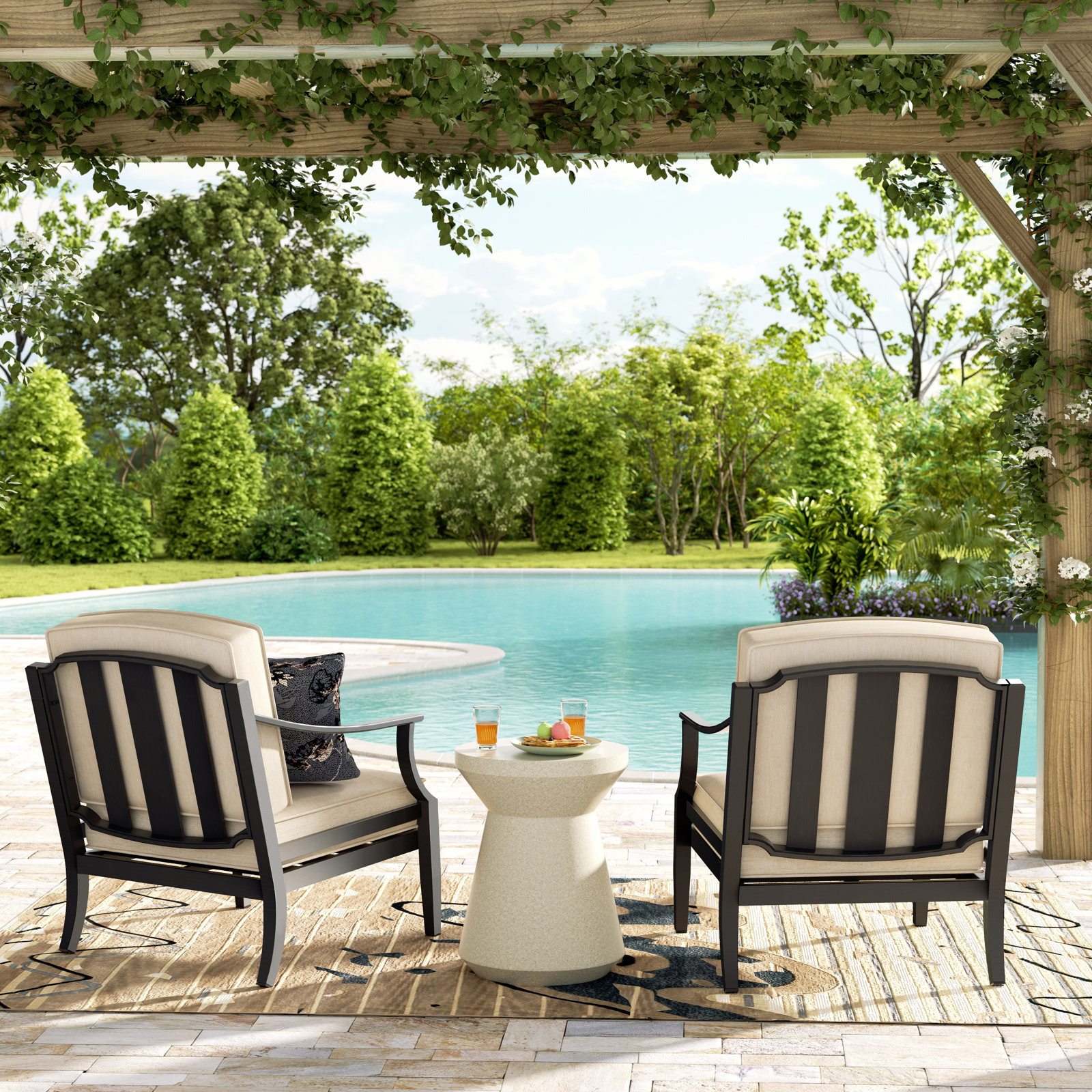 Tamarin Sunbrella® Patio Lounge Chair