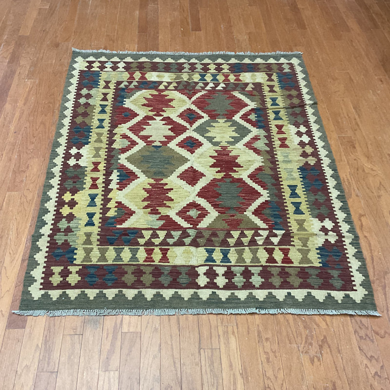  Tapis en laine fabriqué à la main Kilim