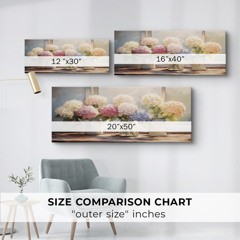 Botanical Series-CCXLV III - Toile tendue avec châssis - Prêt à être accroché, H 12 po x l 30 po