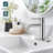 Single-Hole Single-handle Bathroom Faucet with Drain Assembly-94284467