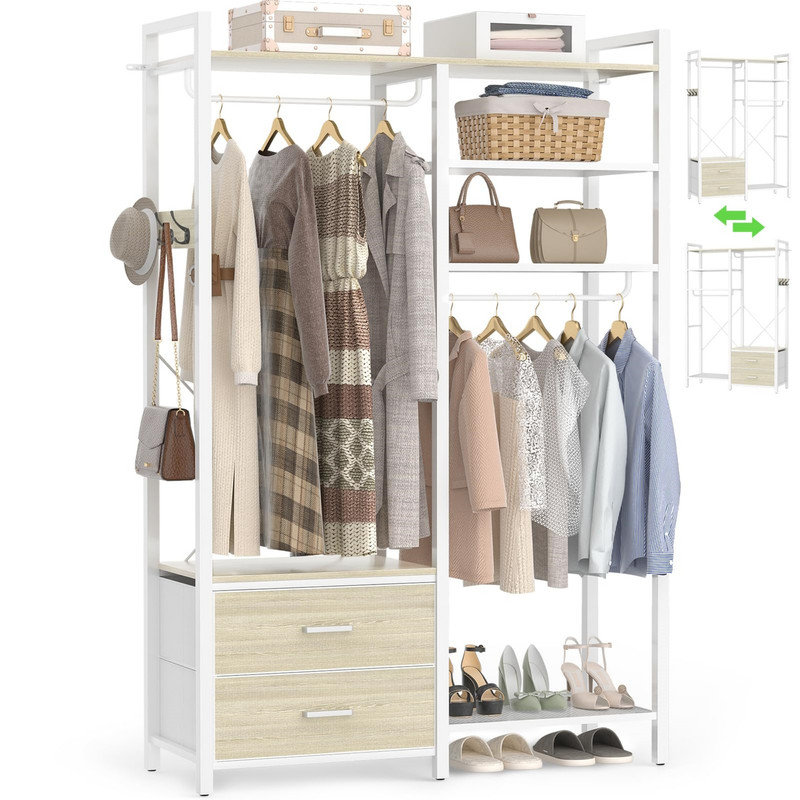 115.06cm Adjustable Clothing Rack
