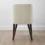 Chaise d'appoint rembourrée en bois massif Bremment-720516586