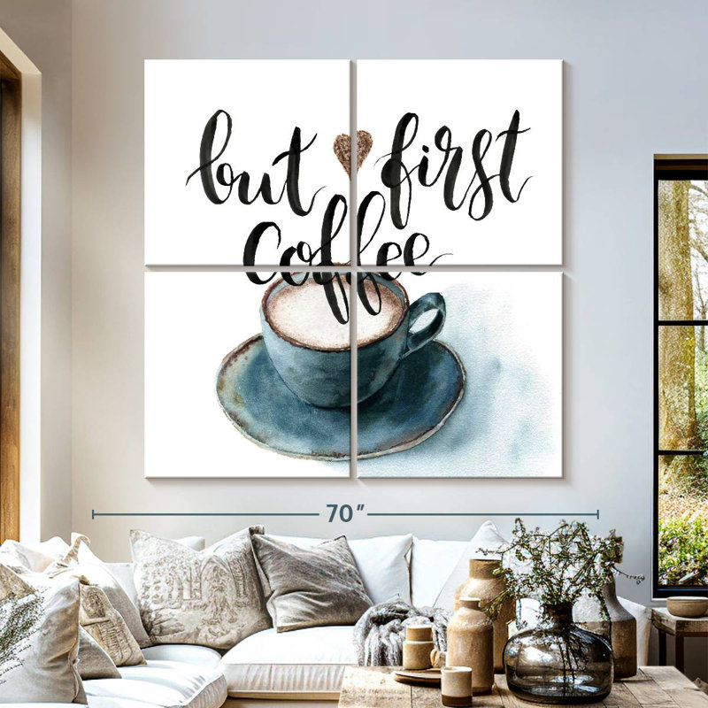 Tergel But First Coffee Cafe Quote