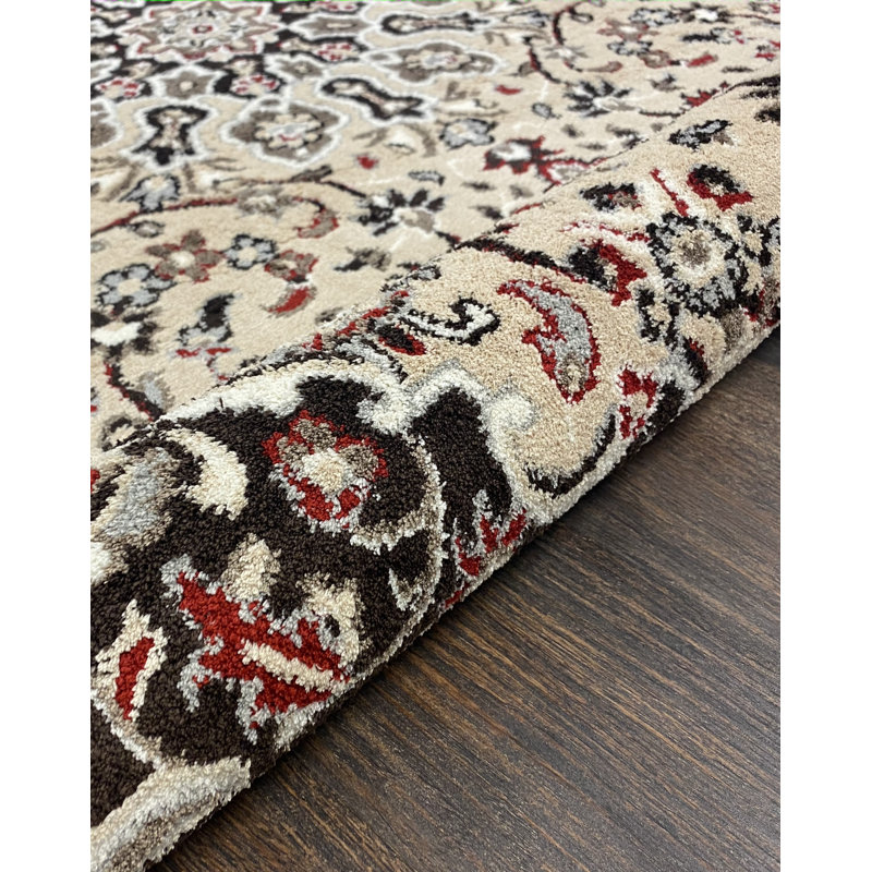 Tapis oriental beige / gris / blanc Odling