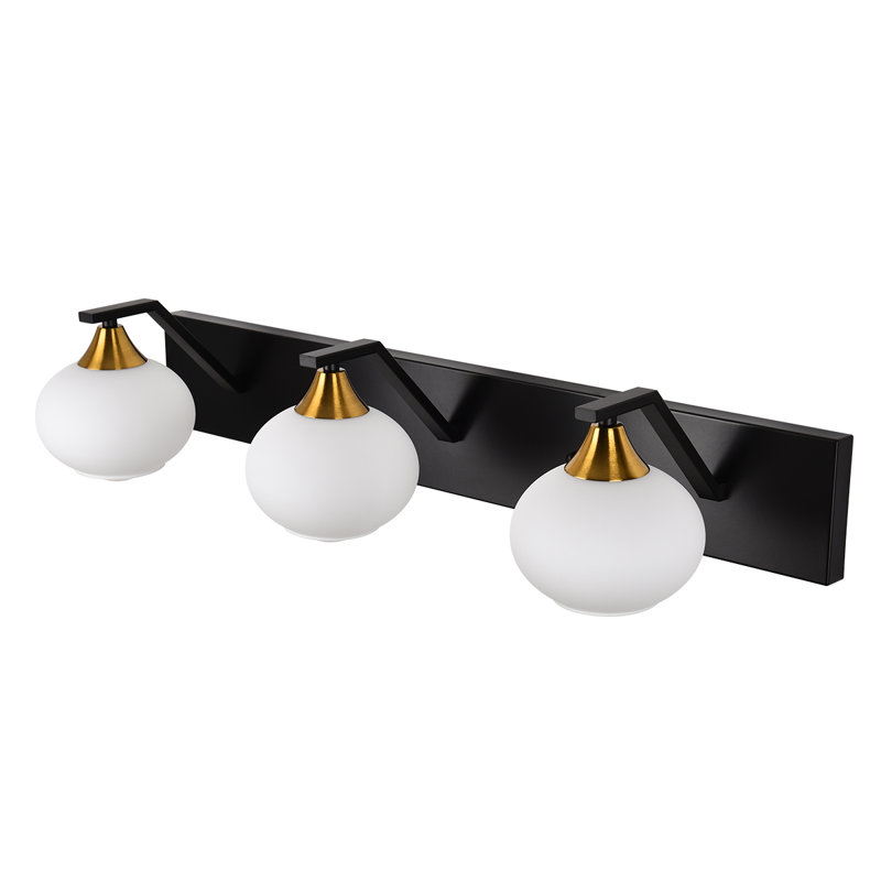 Luminaire pour meuble-lavabo de salle de bain 3 lumières Schoonover