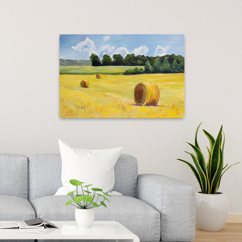 Golden Hay Field, H 24 po x l 36 po