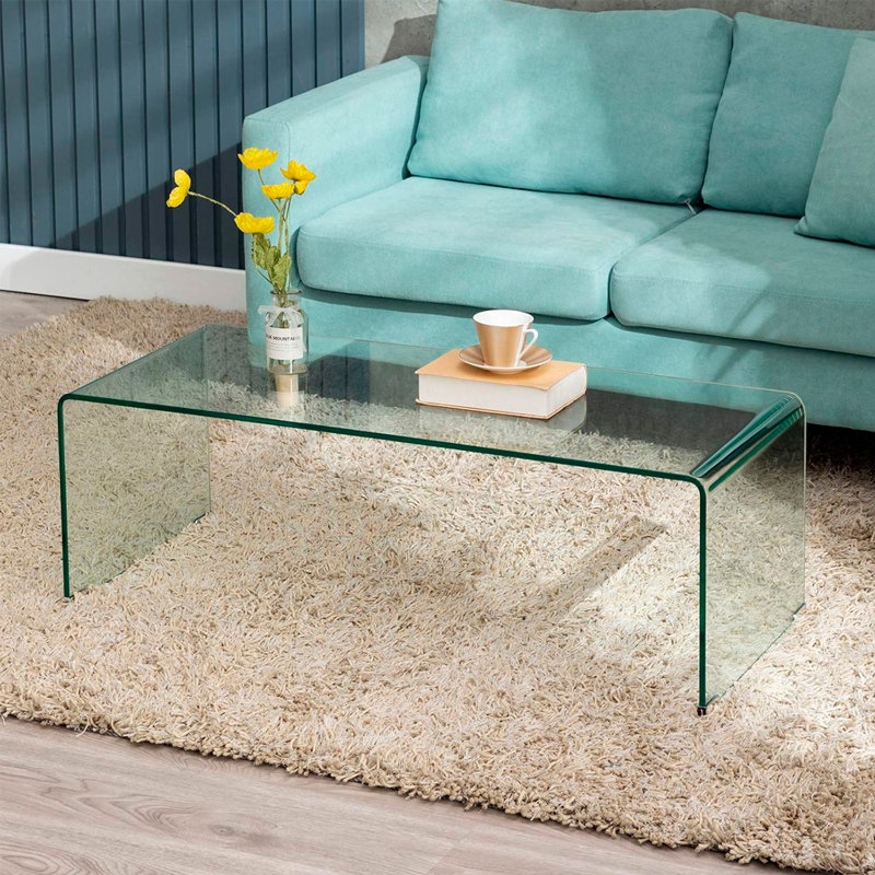 Table basse Bouton, H 17 po x L 39 po x l 17 po