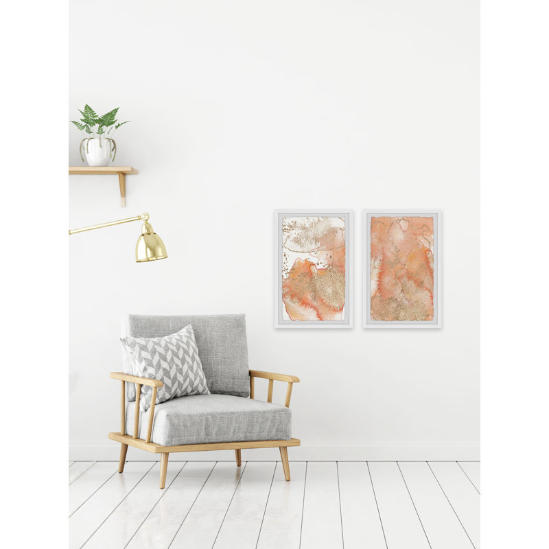Diptyque tectonique, H 12 po x l 8 po