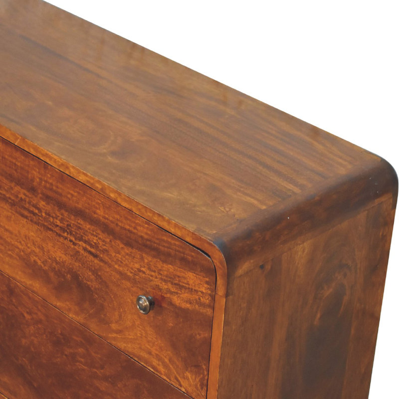 Commode double 6 tiroirs l 47,24 po en bois massif