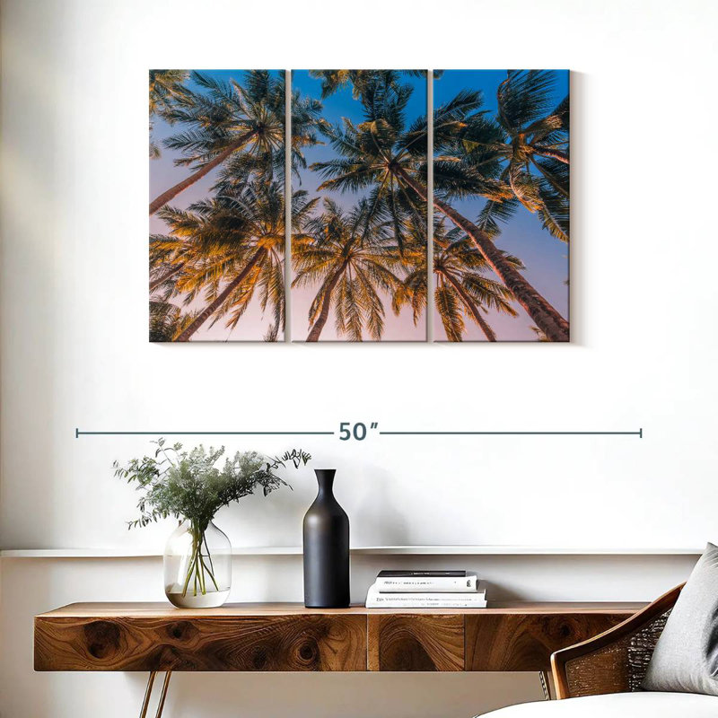 Gillard Summer Coconut Palms, 24" H x 38" W