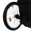 Remorque de vélo 2 en 1 et chariot poussoir avec roue à dégagement rapide pour animaux de compagnie-118575720