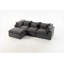 Canapé modulaire surdimensionné de 102,3 po de large avec canapé modulaire à 3 places avec repose-pieds et siège large True Relax Comfy-396240031