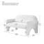 Causeuse avec coussin pour le salon