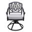 Chaise longue pivotante en aluminium avec coussins Annecorinne-1965713553-1947928033