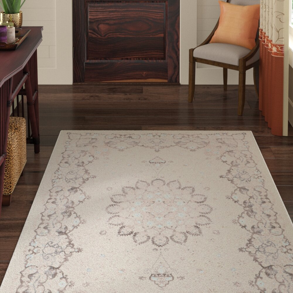 World Menagerie Aerin Ivory Area Rug Wayfair