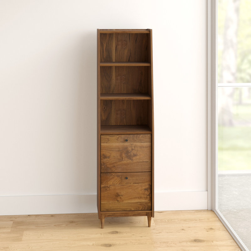 Pressnell 179cm H x 50cm W Standard Bookcase