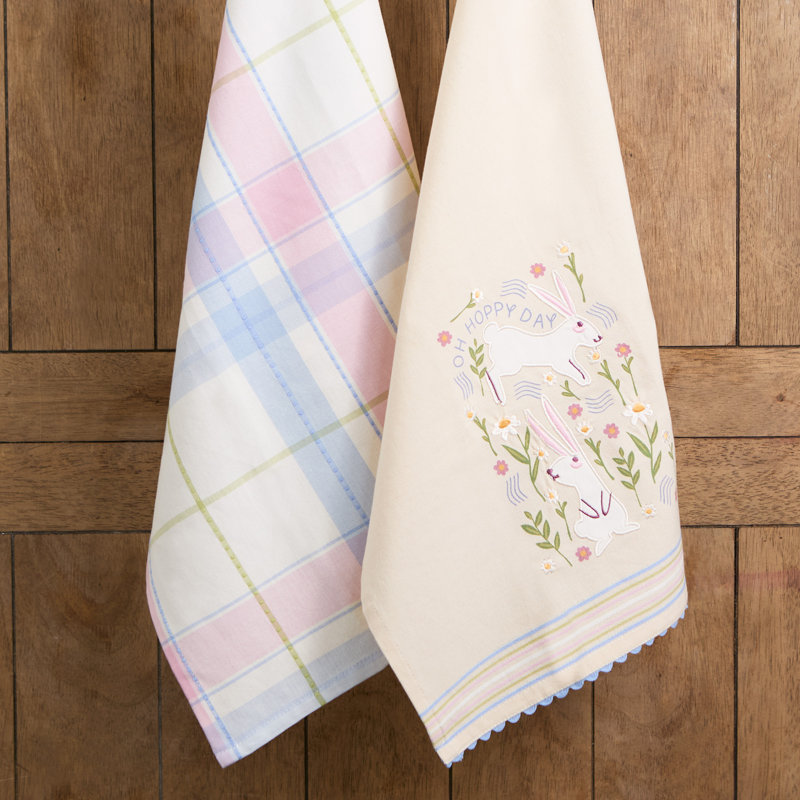 Oh Hoppy Day Dishtowel Set/2