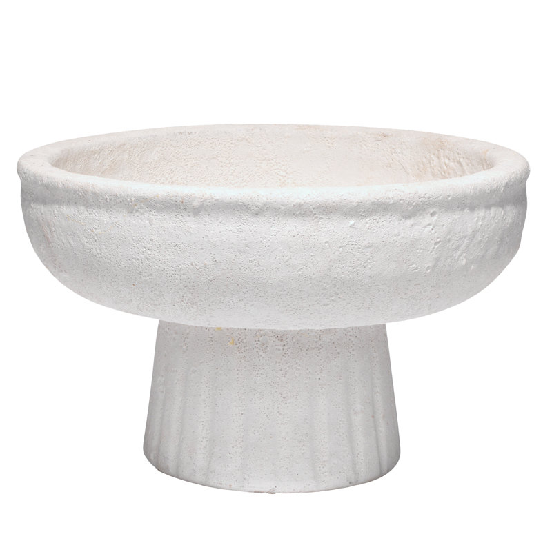 White Textured Ceramic Novelty Table Vase