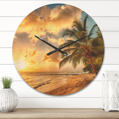 Solid Wood Wall Clock