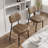 Stylishly Upholstered Tufted Faux Leather Dining Chair: Comfort Meets Elegance-1997632676