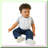 SoftTouch 2-Ply White Terry Feeder Bibs 20 Pack