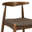 Ensemble de 2 chaises de salle à manger en bois d'hévéa-127936783
