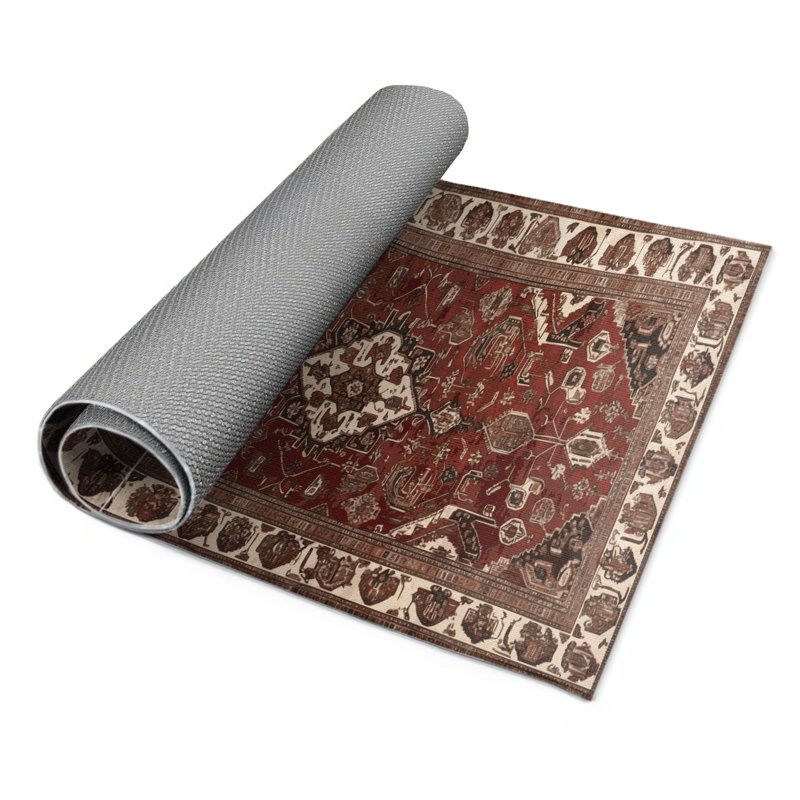 Tapis d'intérieur et d'extérieur brun Persian, Rectangulaire 2 pi x 3 pi
