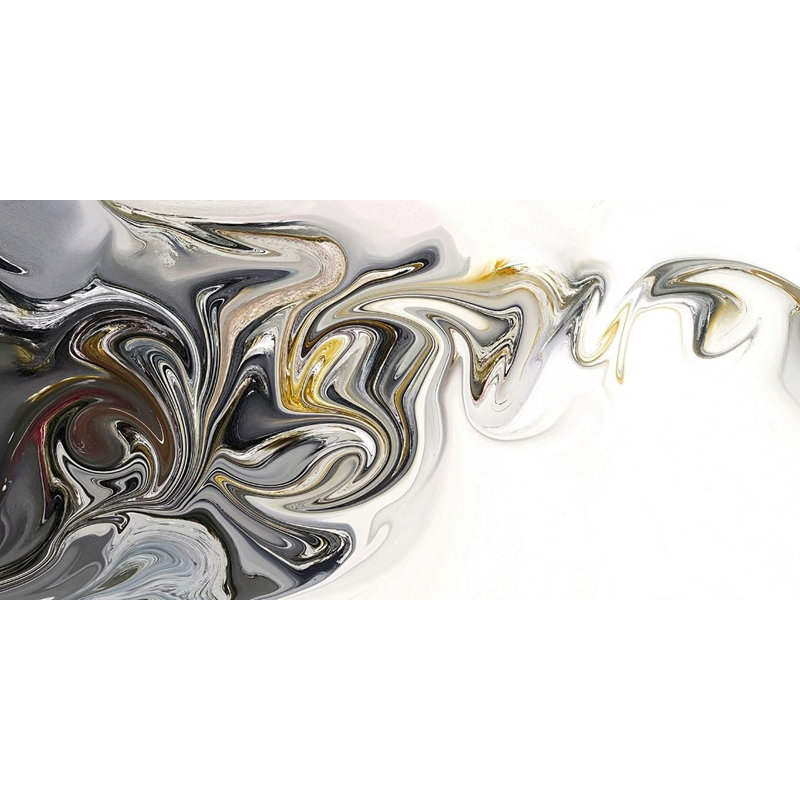 "Abstract Abstract Art", reproduction d'art sur toile encadrée 40 x 80 cm